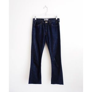Acne Jeans Luv Blu Dark White Oak Cropped Jeans 26